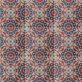 Muster für lebendiges geometrisches Mosaiksteinmus Fliese