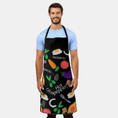 Muster für Lebensmittel und Vegatables Schürze (Getragen)