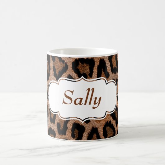 Muster für Leopard-Pelz Kaffeetasse (Mittel)