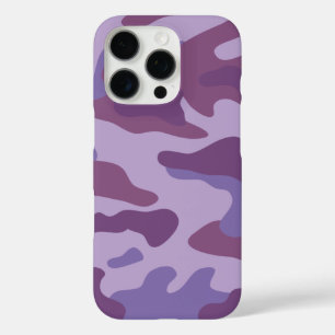Muster für lila Camouflage   iPhone 16 Pro Hülle
