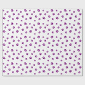 Muster für lila Druckfarben Geschenkpapier (Flach)