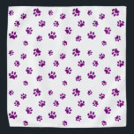 Muster für lila Druckfarben Halstuch<br><div class="desc">Zeigen Sie,  wie viel Sie Tiere mit dieser niedlichen lila Tierpfanne Liebe Druck gemustert bandana. Auch sieht phantastisch mit anderen Hintergründen aus. Wetten Sie,  dass Ihr Haustier es anziehen wird!</div>
