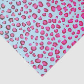 Muster für Lila Druckleoparden Seidenpapier (Ausschnitt)