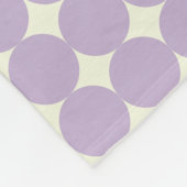 Muster für Lila geometrische Vintage Lavendel Fleecedecke (Ecke)