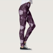 Muster für lila Glitzer Leggings (Rechts)