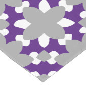 Muster für Lila, graue, gelbe Kreise Kurzer Tischläufer (Ecke)