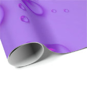 Muster für lila Regenschwärze Geschenkpapier (Rolleneckpunkt)