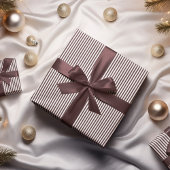 Muster für Lila Streifen Geschenkpapier