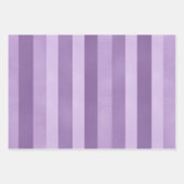 Muster für lila Streifen Geschenkpapier Set (Vorderseite 2)