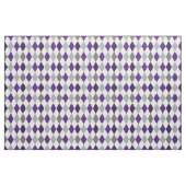 Muster für Lila und graue Raute Stoff (Fat Quarter (45,7 x 55,9 cm))