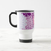 Muster für lila und Lilac-Blume Reisebecher (Links)