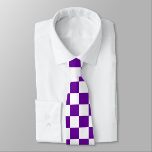 Muster für lila und weiße Karton Krawatte