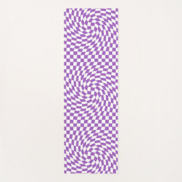 Muster für lila und weiße Karton Yogamatte