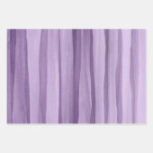 Muster für lila Wasserfarben Geschenkpapier Set (Vorderseite 3)
