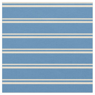 Muster für Linien/Streifen in Beige und Blau Stoff