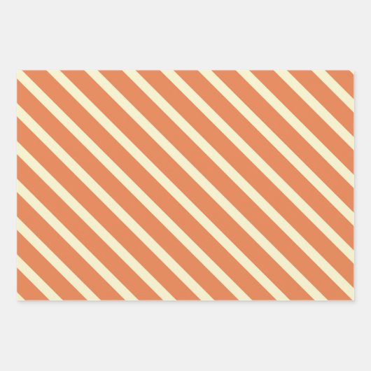 Muster für Lkw in Orange Geschenkpapier Set (Vorderseite 2)