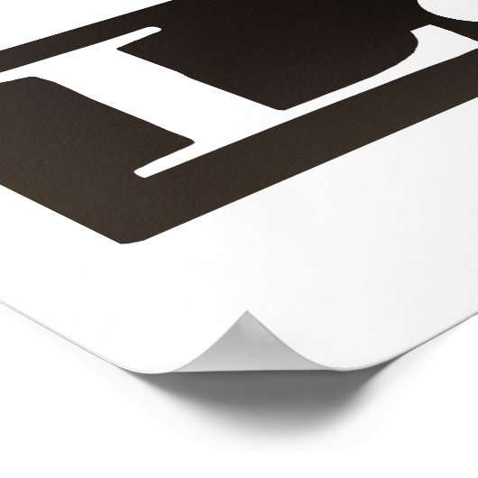 Muster für Lobbyunterschriften Poster (Ecke)