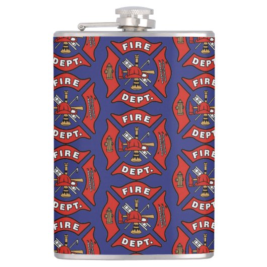 Muster für Logos der Feuerwehr Flachmann (Vorderseite)