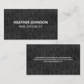 Muster für Maniküre Visitenkarte (Vorne/Hinten)