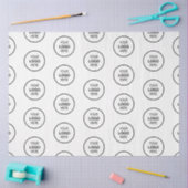 Muster für Markenbezeichnungen Moderne Eleganz Seidenpapier (Basteln)