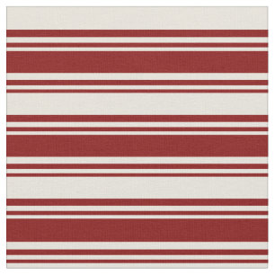 Muster für Maroon und Beige Linien/Streifen Stoff