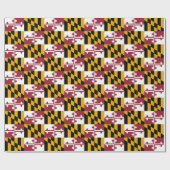 Muster für Maryland gepolstert Geschenkpapier (Flach)