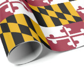 Muster für Maryland gepolstert Geschenkpapier (Rolleneckpunkt)