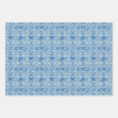 Muster für mattierte Windows- und Eiskristalle Geschenkpapier Set (Vorderseite 3)