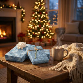 Muster für mattierte Windows- und Eiskristalle Geschenkpapier Set