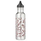 Muster für medizinische Berufe Edelstahlflasche (Links)