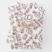 Muster für medizinische Berufe Geschenkpapier Set (Beispiel)