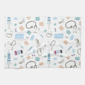 Muster für medizinische Versorgung Geschirrtuch (Horizontal)