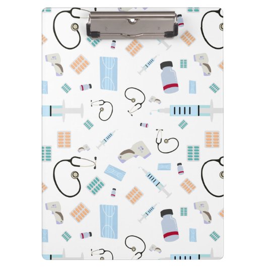 Muster für medizinische Versorgung Klemmbrett (Vorderseite)