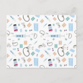 Muster für medizinische Versorgung Postkarte (Vorderseite)