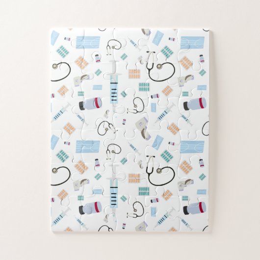 Muster für medizinische Versorgung Puzzle (Vertikal)