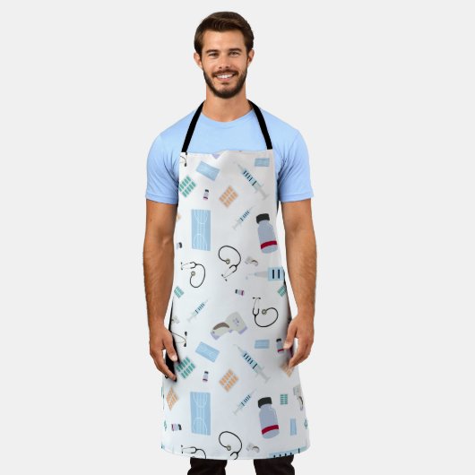 Muster für medizinische Versorgung Schürze (Getragen)