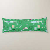 Muster für medizinische Versorgung Seitenschläferkissen (Rückseite)