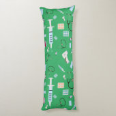 Muster für medizinische Versorgung Seitenschläferkissen (Rückseite (Vertikal))