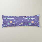 Muster für medizinische Versorgung Seitenschläferkissen (Rückseite)