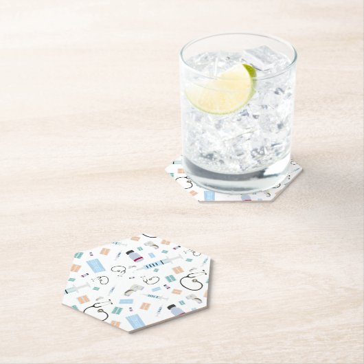 Muster für medizinische Versorgung Untersetzer (Vor Ort)