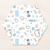 Muster für medizinische Versorgung Untersetzer (Vorderseite)