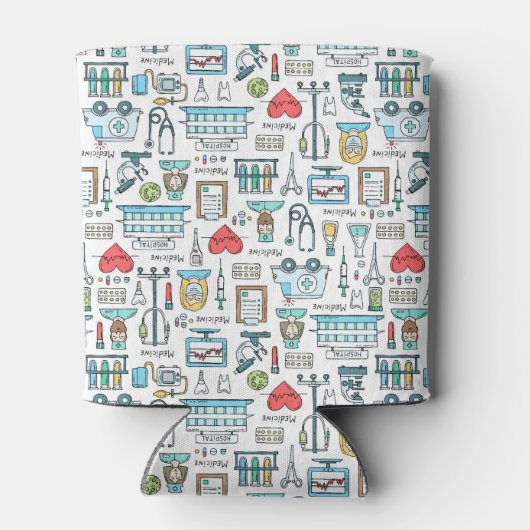 Muster für medizinisches Design Dosenkühler (Rückseite)