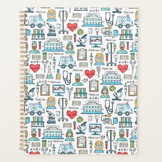 Muster für medizinisches Design Planer (Vorderseite)