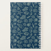 Muster für Meeresbewohner Planer (Rückseite)