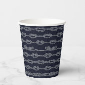 Muster für Meeresknochen Pappbecher (Vorderseite)