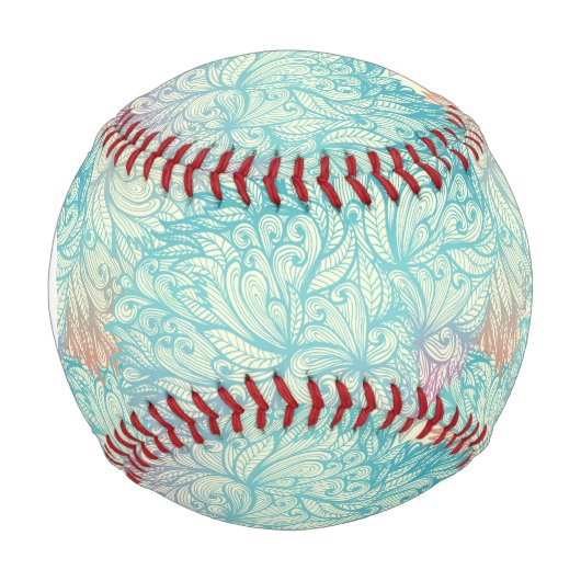 Muster für mehrfarbige Bläschen Baseball (Vorderseite)