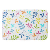Muster für mehrfarbige Blätter Badematte (Vorderseite)