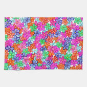Muster für mehrfarbige Blume Geschirrtuch (Horizontal)