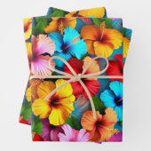 Muster für mehrfarbige Blume mit Blumenmuster-3635 Geschenkpapier Set (Beispiel)