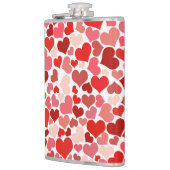 Muster für mehrfarbige Herzen 20367 Flachmann (Links)